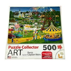 Puzzle Collector ART Country Fair 500 Piece Jigsaw Puzzle *COMPLETE* 5600
